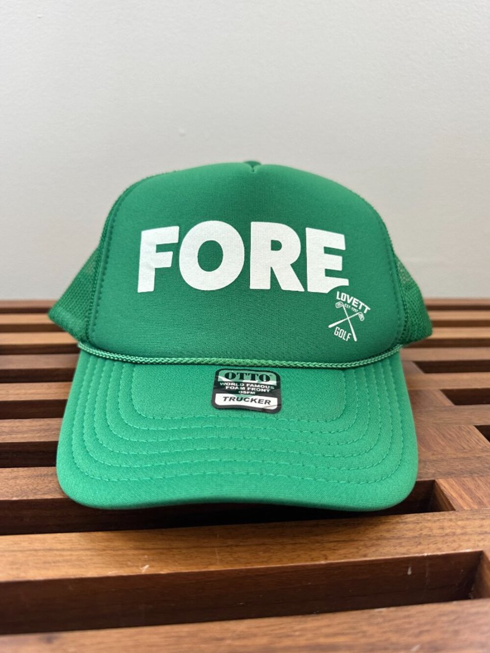 Vintage Otto Cap Fore Lovett Golf snapback